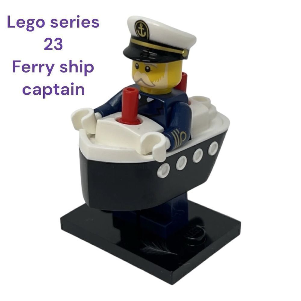 Lego Series 23 Minifigure 71034 FERRY SHIP CAPTAIN Retired